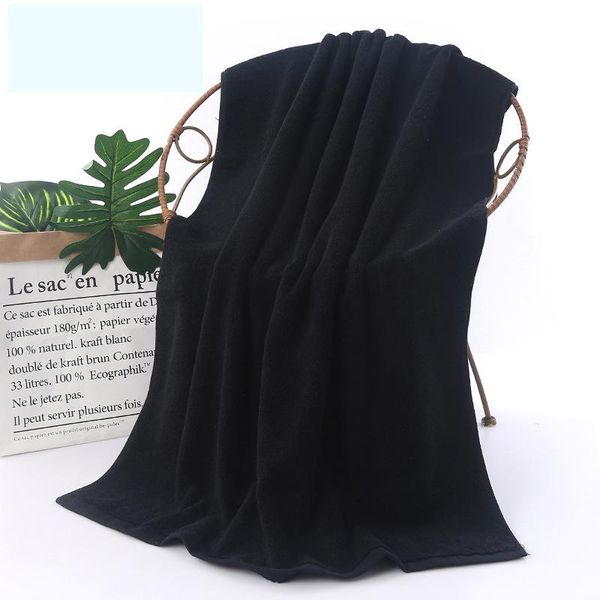 

towel black cotton terry towels face bath for adults 70*140cm bathroom luxury