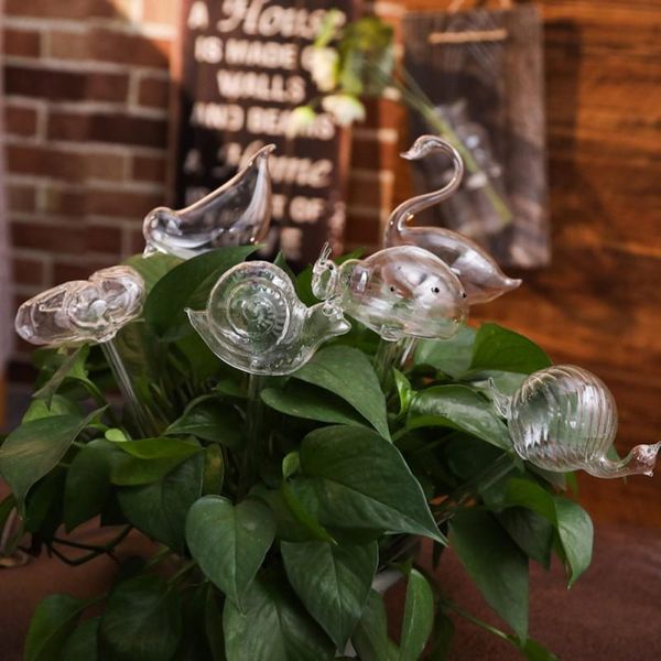 

watering equipments glass plant flowers water feeder automatic self devices cartoon indoor lawn sprinkler garden pot tool