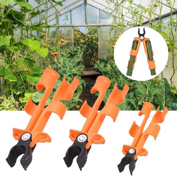 

3pc plant climbing bracket connection buckle for grape cucumber greenhouse support clips herringbone garden tool decorative flowers & wreath