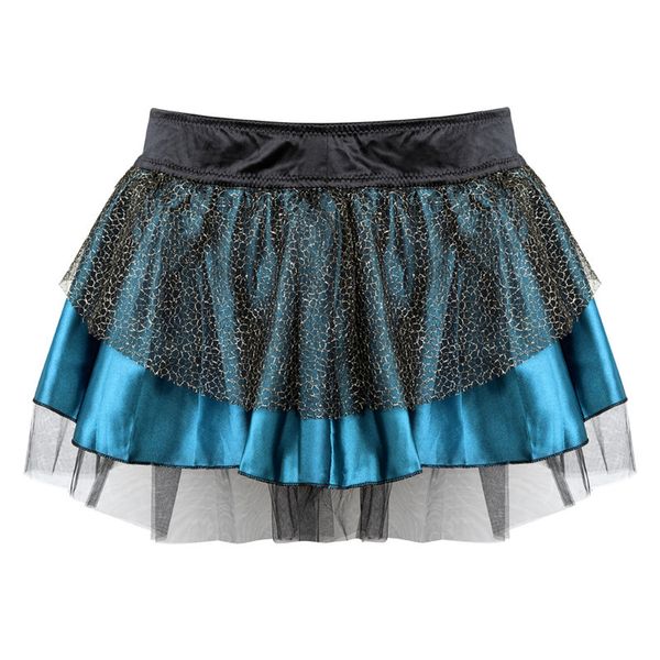 

skirts women dancewear tutu pettiskirt princess party mini dance peacock skirt high waist short lace skirt plus size xvg6, Black