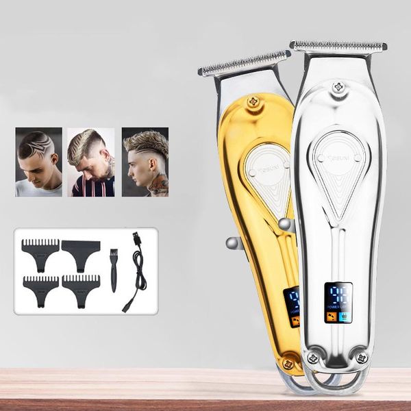 

hair scissors electric clippers set usb rechargeable trimmer professional men's cordless haircut adjustable metal blade shaver gift
