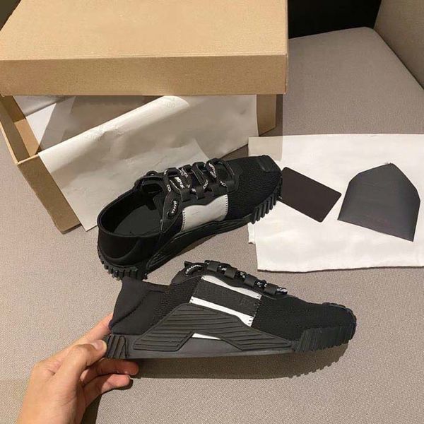 

mens womens luxurys designers shoes leather sneaker embroidery classic trainers lover trainer sneakers with box home011 08, Black