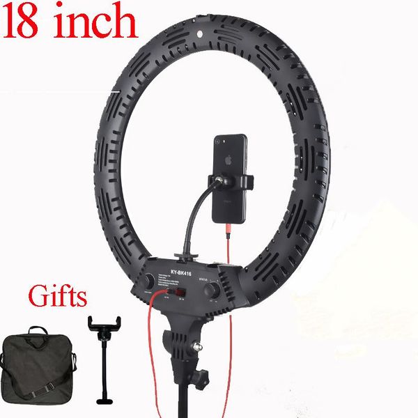 

inch led ring light dimmable 3200k-5600k pograhy po studio lighting video lamp for youtube live makeup flash heads