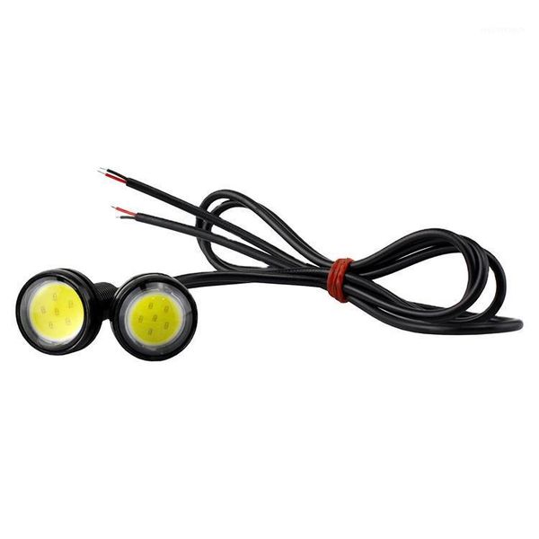 

daytime running lights source backup reversing parking signal lamp waterproof 23mm black led eagle eye dc 12v1