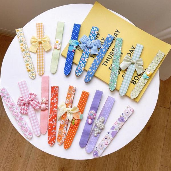 

hair accessories children cute cartoon flower bangs stick hairbands baby girls lovely broken artifact headbands kids, Slivery;white