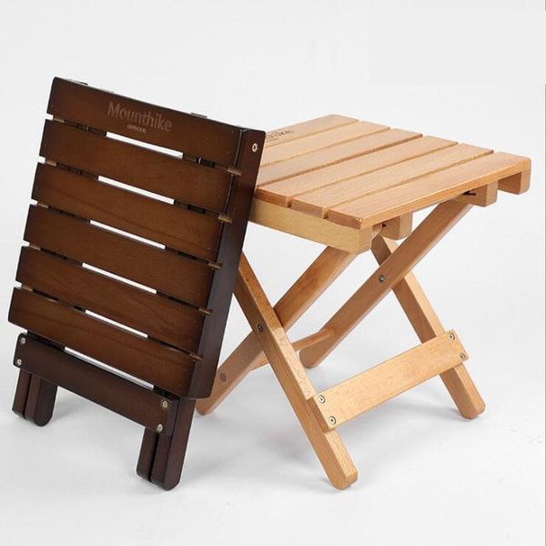 

camp furniture outdoor mini camping chair folding wooden bench travel hiking portable stool ultralight seat