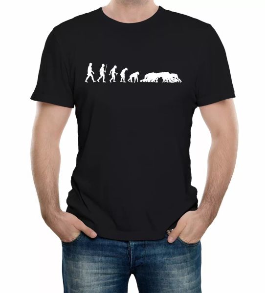 

mens evolution of rugby t-shirt sport fan play scrum funny joke cool world cup, White;black