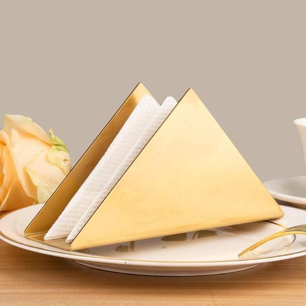 

disposable take out containers restaurant el household stainless steel triangle napkin rack countertable decoration material