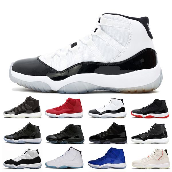 

concord man basketball shoes 11 11s low cut bred infrared university blue navy gum snakeskin trainers wings mans shoe cool, White;red
