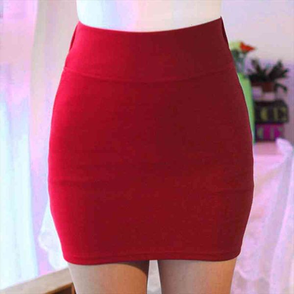 

women lady solid color slim elasticity short skirt fashion for summer party mu8669, Black