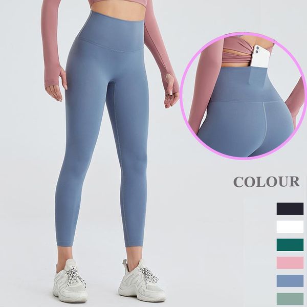 

yoga outfit women pants with pocket leggins sport girl gym leggings high waist jogging tights female fitness