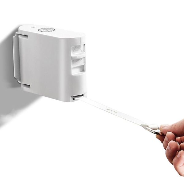 

shower curtains drying rope punch-clothesline clothes hanger using high-quality tpu material white rack