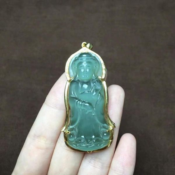 

lockets j03#hetian jade cat eye pendant, fine, Silver