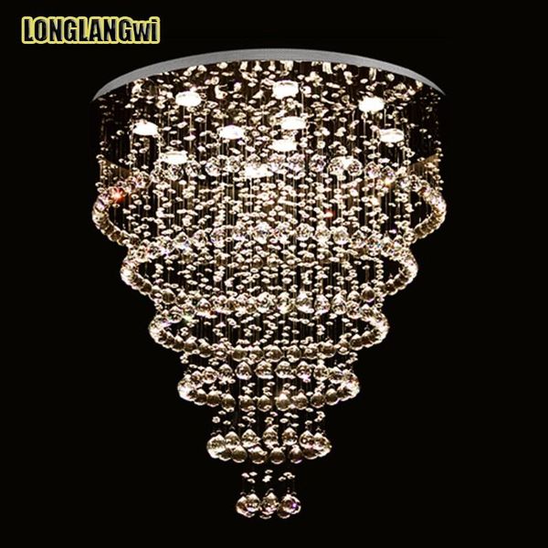 

chandeliers modern led crystal lights restaurant lamp hanging wire bedroom creative lighting