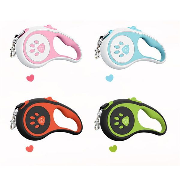 

retractable dog leash pet leads rope automatic extendable running dogs leashes walking traction for supplies collars &