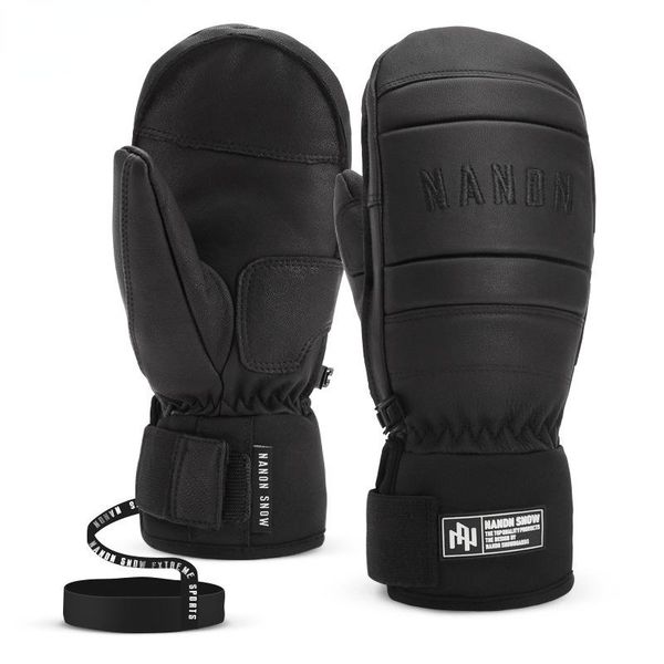 

ski gloves men and women skiing sheepskin waterproof wear-resistant warm glove