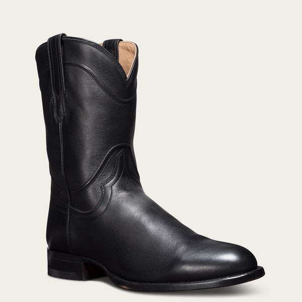 

new men's shoes 2021 autumn short boots middle sleeve low heel 38-48, Black