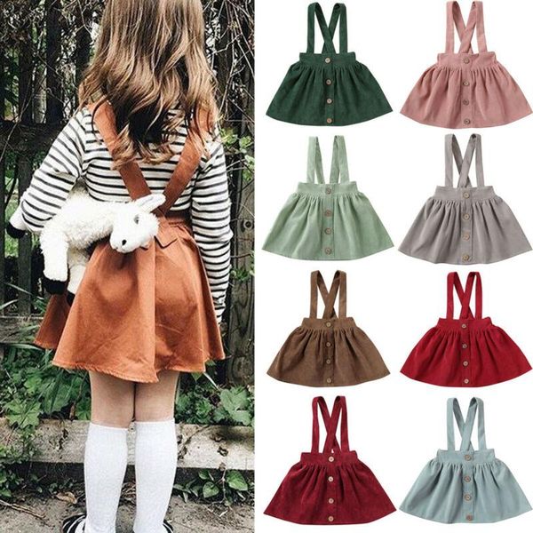 

pudcoco summer toddler kids baby girl outfit clothes party dress tutu strap suspender skirts solid overalls clothing, Blue