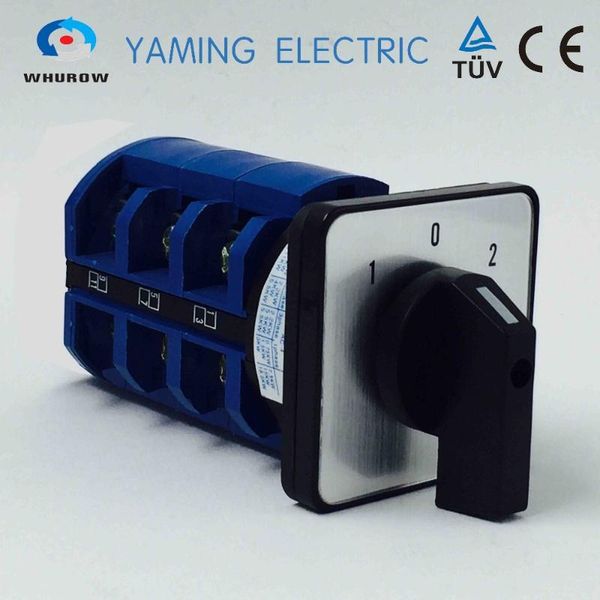 

smart home control tuv approved universal changeover switch 3 postion 690v 63a poles rotary cam manual ymw26-63/3