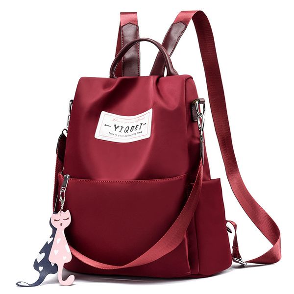 

travel women's backpack all-match korean style trendy oxford cloth fashion female new bag small lady canvas hnuuj