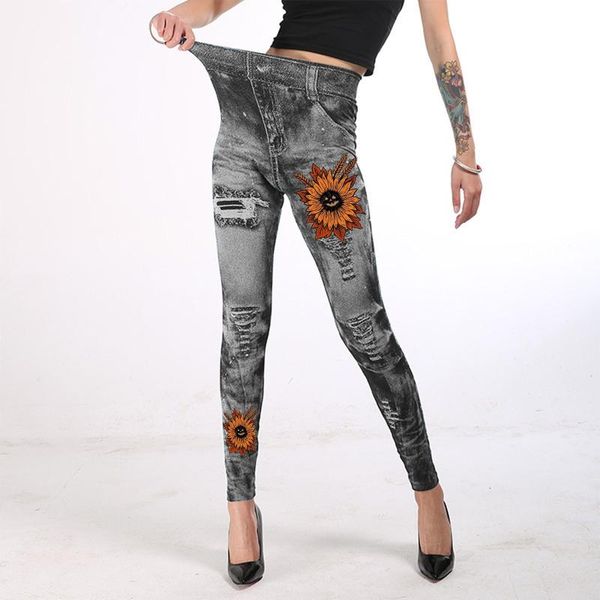 

women's leggings halloween seamless gym clothing fitness legging pants goth for girls sweatpants, Black