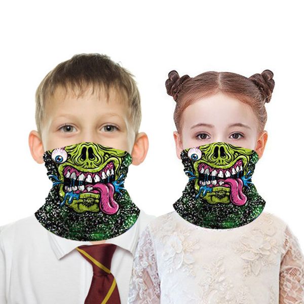 

breathable outdoor sunscreen mask funny clown children versatile magic headscarf boys and girls scarf