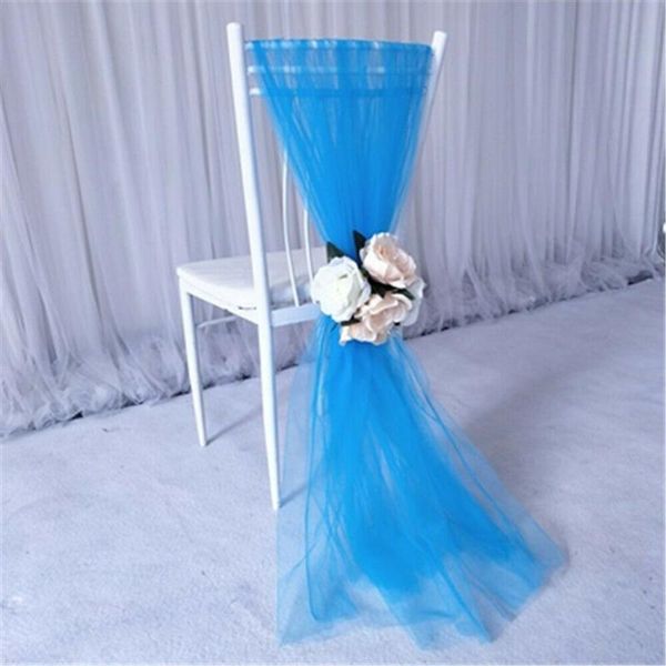 

2*1.5m fashion organza sashes chair cover sash wider fuller bows wedding party craft decoration