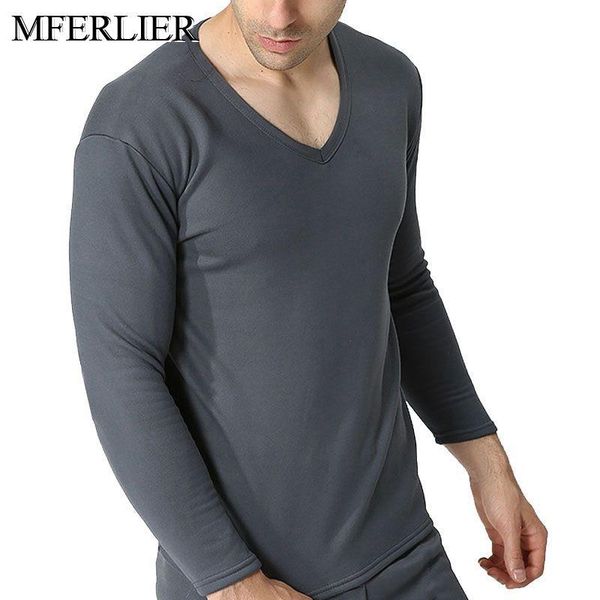 

men's thermal underwear autumn winter 5xl 6xl 7xl 8xl 9xl bust 180cm plus size weight 165kg fleece v neck large men long johns, Black;white
