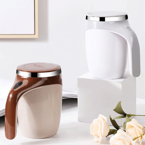 

blender automatic mixing coffee cup for milk protein powder self stirring stainless steel bottle electric spinning whisk mug home office