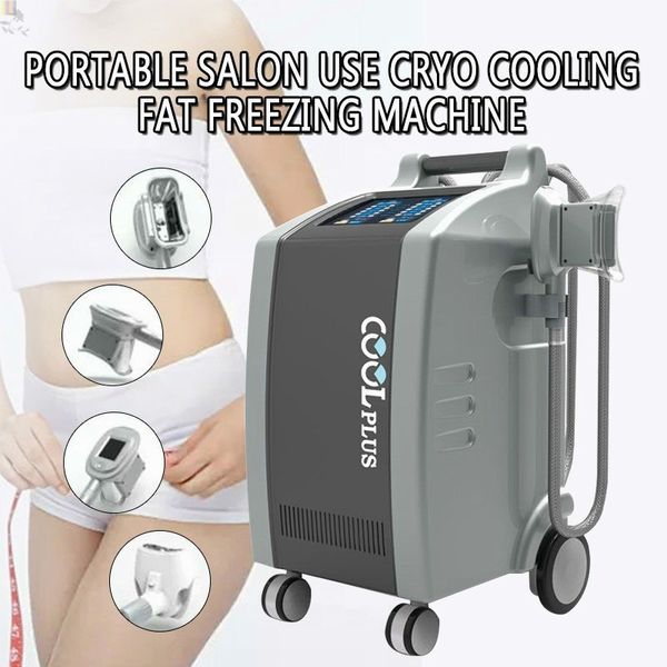 

2021 arrival portable fat e slimming machine for reduction with cryotherapy handles double chin