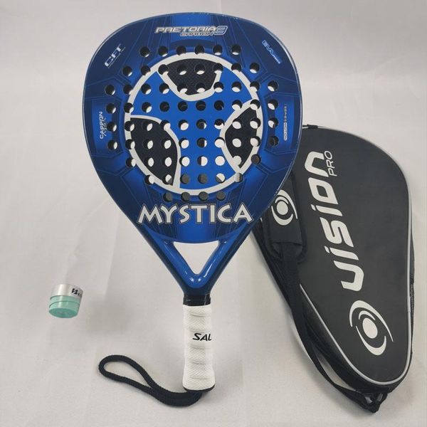 

tennis rackets professional carbon paddle racket soft eva face beach with padel bag for men women training accessories