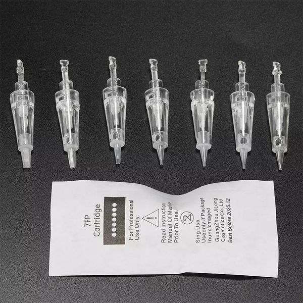 

tattoo needles eyebrow 1p 3p 5p 7p easy universal cartridges for permanent makeup machine lips disposable safety
