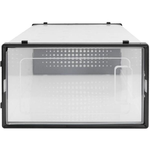 

1pc transparent shoe storage box clamshell type thickened case disposable covers