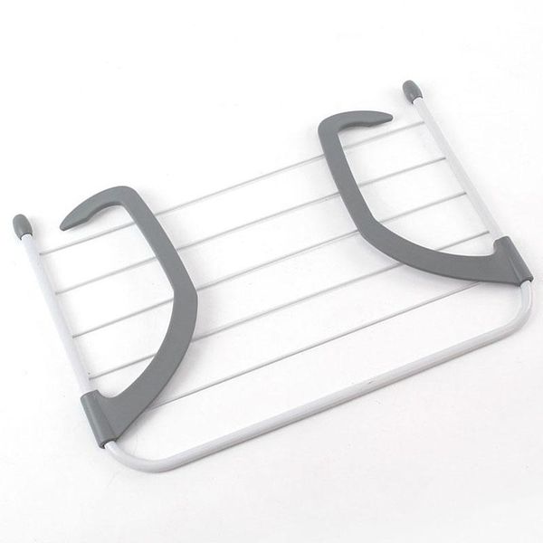 

portable foldable drying rack clothes punch hanger winter heating radiator balcony 52x16x34.5cm hangers & racks