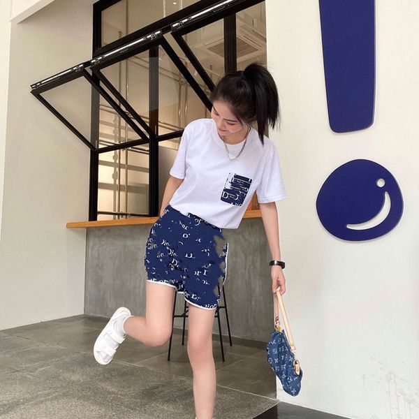 

2021 summer new suit round neck pullover loose short sleeve shorts cover, Gray