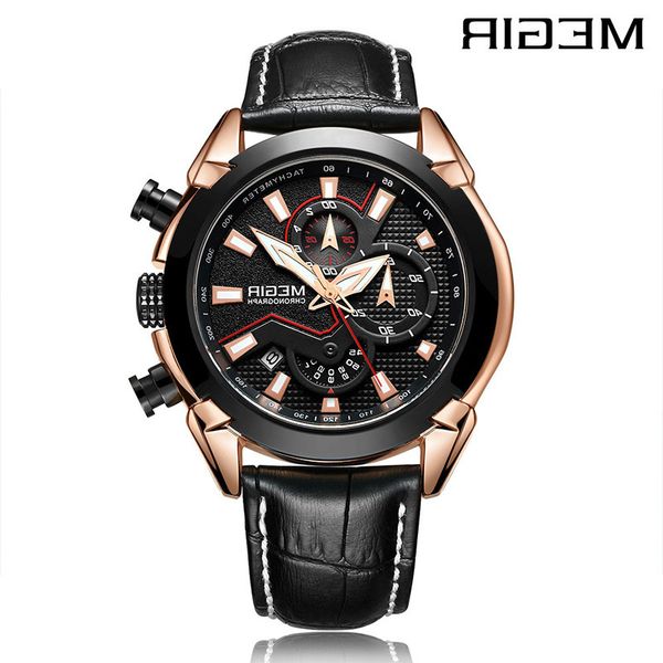 

new style watch elegant calendar classic fashion scratch-resistant, Silver