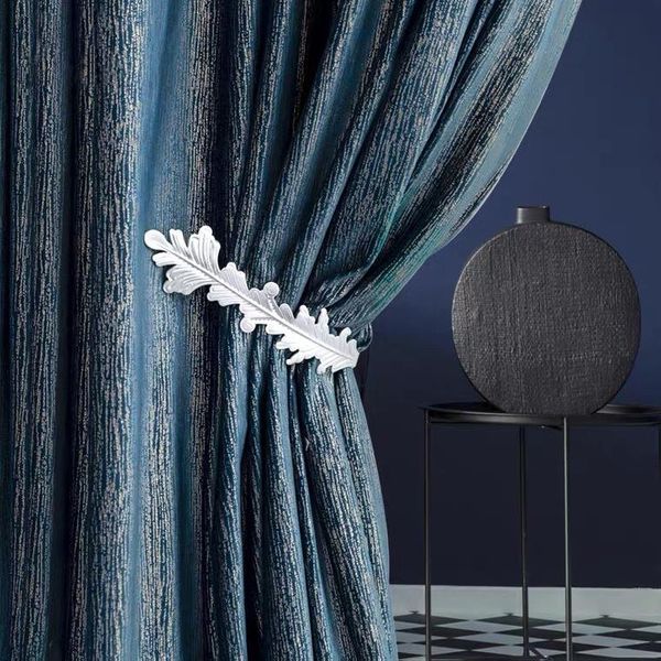 

light luxury modern minimalist high-end flannel bronzing curtains custom villa for living dining room bedroom curtain & drapes