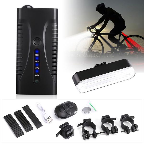 

bike lights colorful taillights mountain headlights usb charging road night riding rechargeable taillight set horn