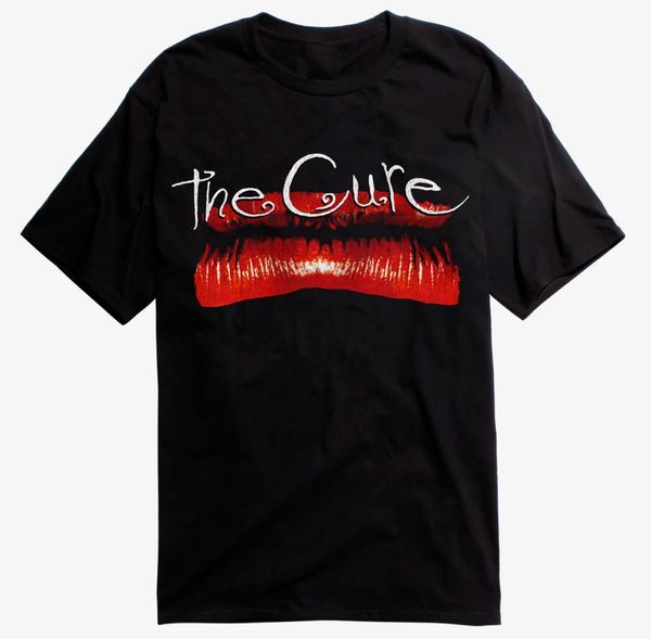 

the cure kiss me kiss me kiss me t-shirt new licensed & official, White;black