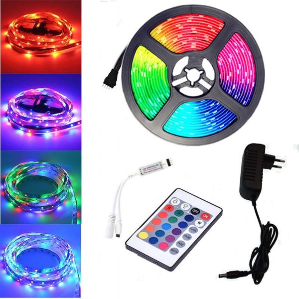 

strips rgb led strip light 5meter 10meters non-waterproof 2835 dc12v 60leds/m flexible lighting ribbon tape