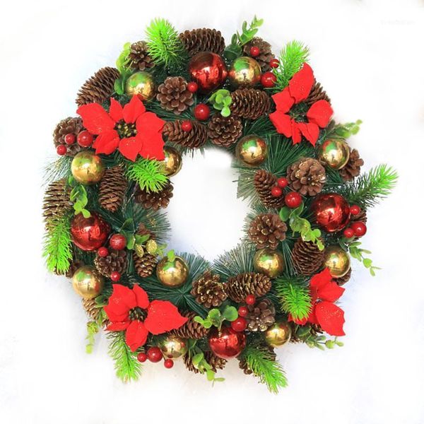 

christmas decorations 9pcs pine cones baubles xmas tree home decor1