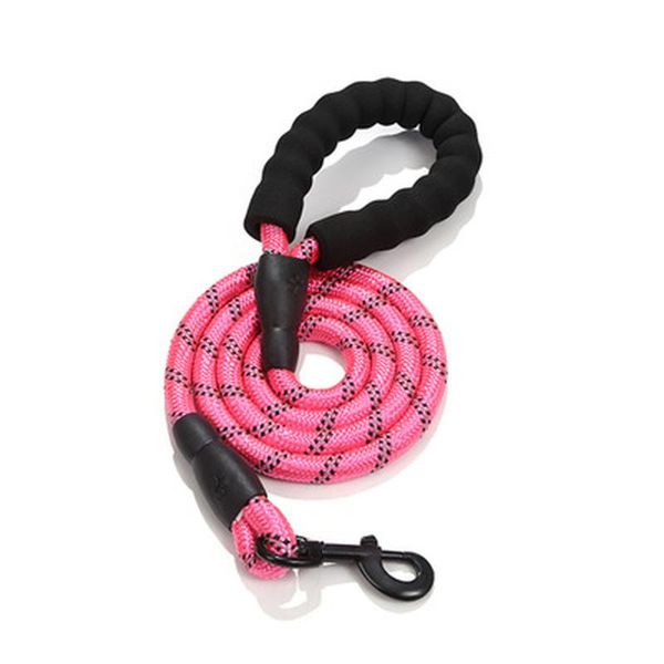

dog collars & leashes large rope reflective big leash walking pet collar traction round climbing nylon belt puppy