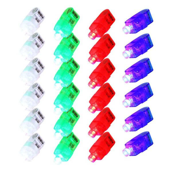 

party decoration 24pcs light finger lights funny glow rings festival