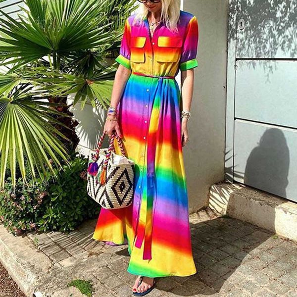 

luxury evening dress 2021 medium sleeve rainbow casual, Black;gray
