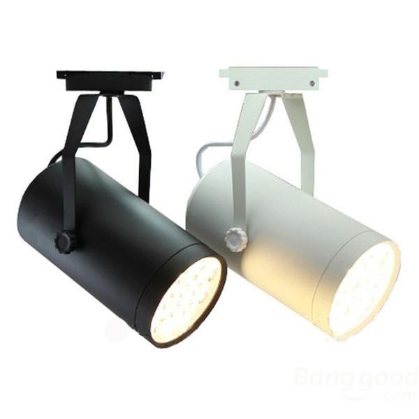 

good quality 7w led track light clothes shop lighting black or white body rail for shopping mall lights
