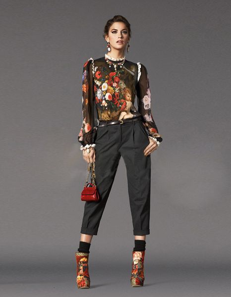 

men's jackets wombat chiffon women blouse spring retro printing neck-neck shirt fashion s-4xl big size sweaters, Black;brown