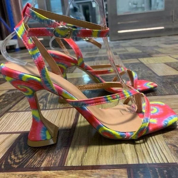 

dress shoes cross-border plus size sandals women's spring/summer 2021 increased fishmouth lace-up shoe heel, Black