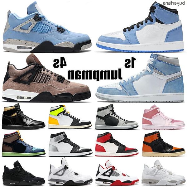 

2021 basketball jumpman trainers hyper white oreo university blue sneakers 1 36-47 4s royal shoes twist 1s women mens shadow 4 fpflc, Black