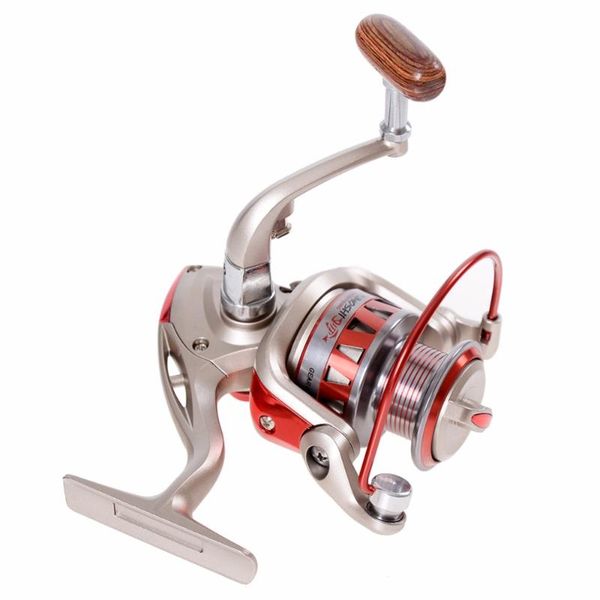 

baitcasting reels df 1000-7000 series 10 ball bearing aluminum left/right metal handle non-gap fishing spinning reel 5.5:1 wheel