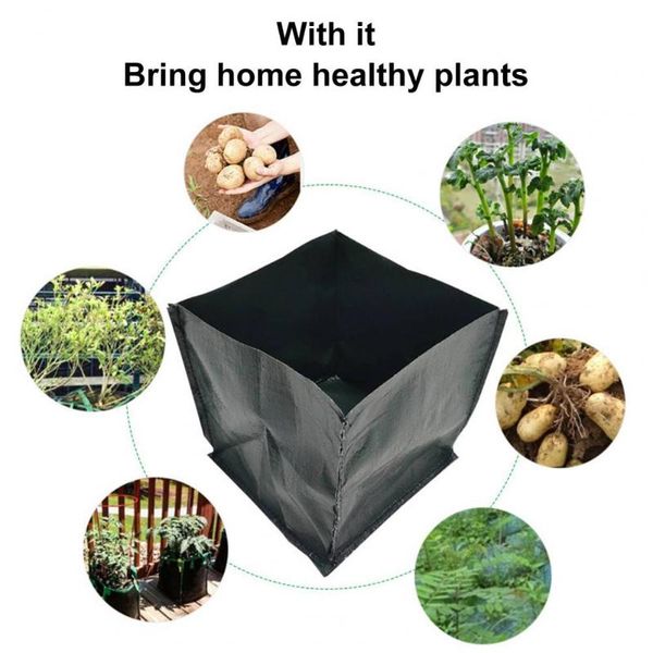 

planters & pots 10pcs multi-purpose portable keep moisturize flower germination pouches plant supplies nursery bags for yard